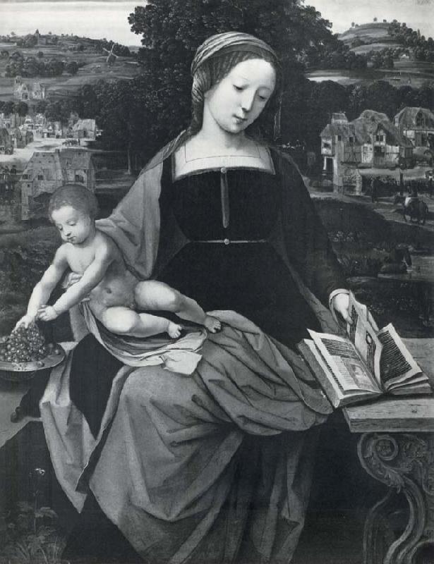 MASTER of Female Half-length The Virgin and child Sweden oil painting art